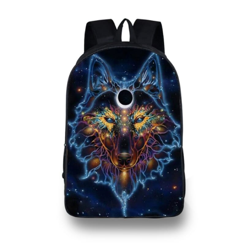 Galaxy Wolf Backpack Wolf Stuff - Main Image