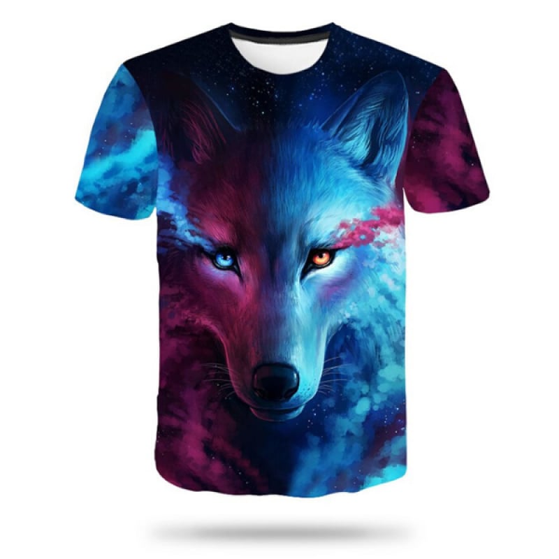 Galaxy Wolf T-Shirt Wolf Stuff1