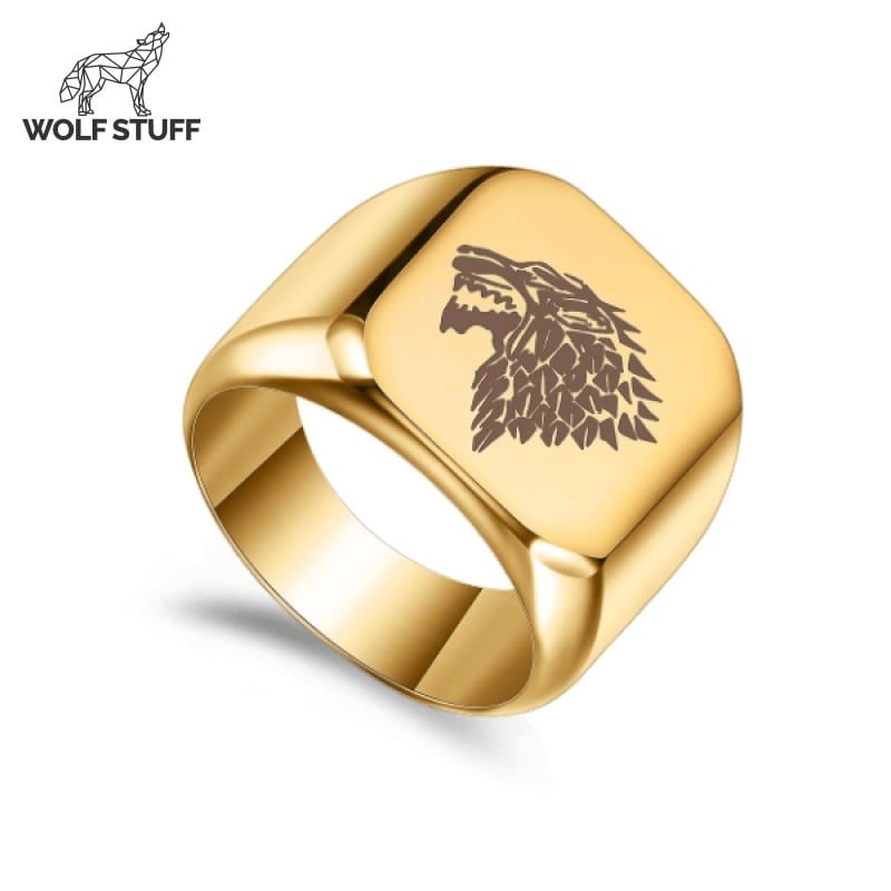 Game of Thrones Stark Wolf Ring