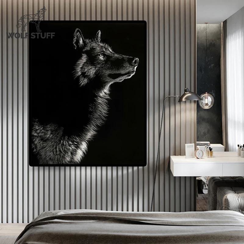 Giant wolf poster
