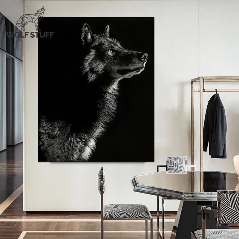 Giant wolf poster