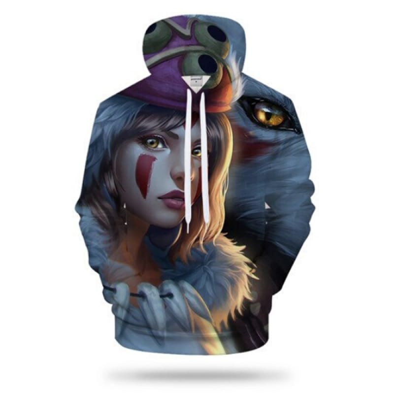 Girls Wolf Hoodie