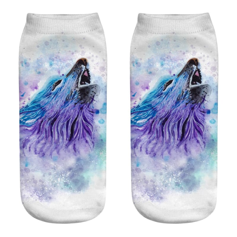 Girls wolf socks