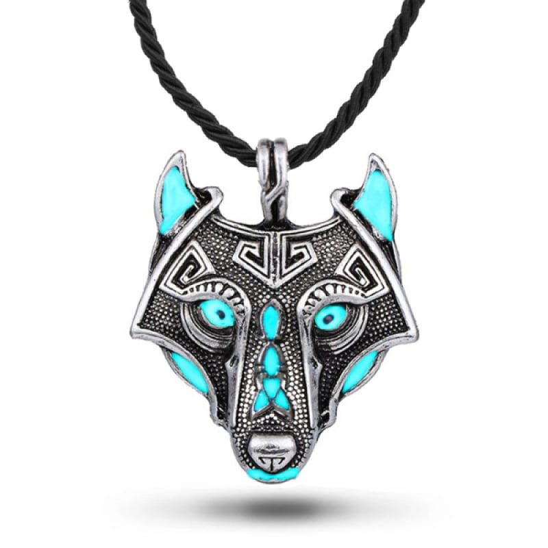 Glowing Wolf Necklace