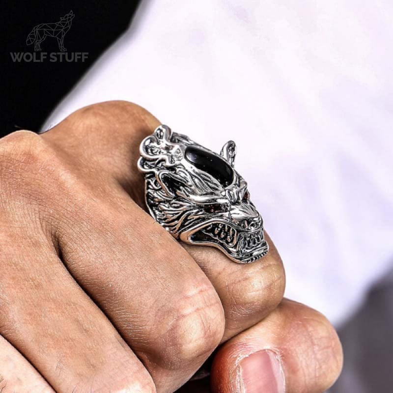 Gothic Biker Rings