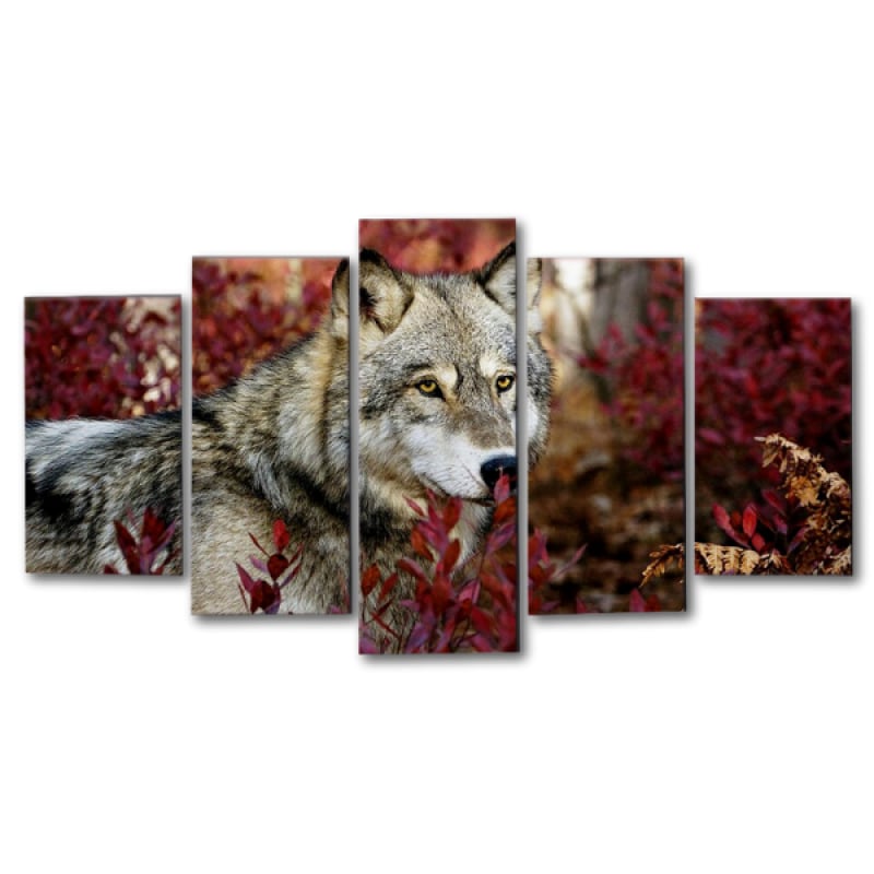 Grey wolf art