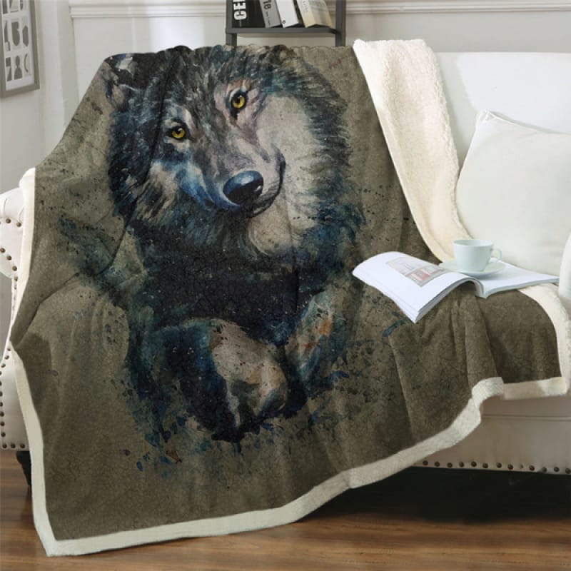 Heavy Wolf Blanket