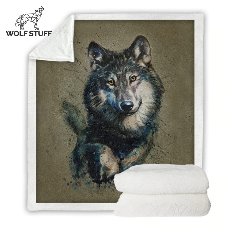 Heavy Wolf Blanket
