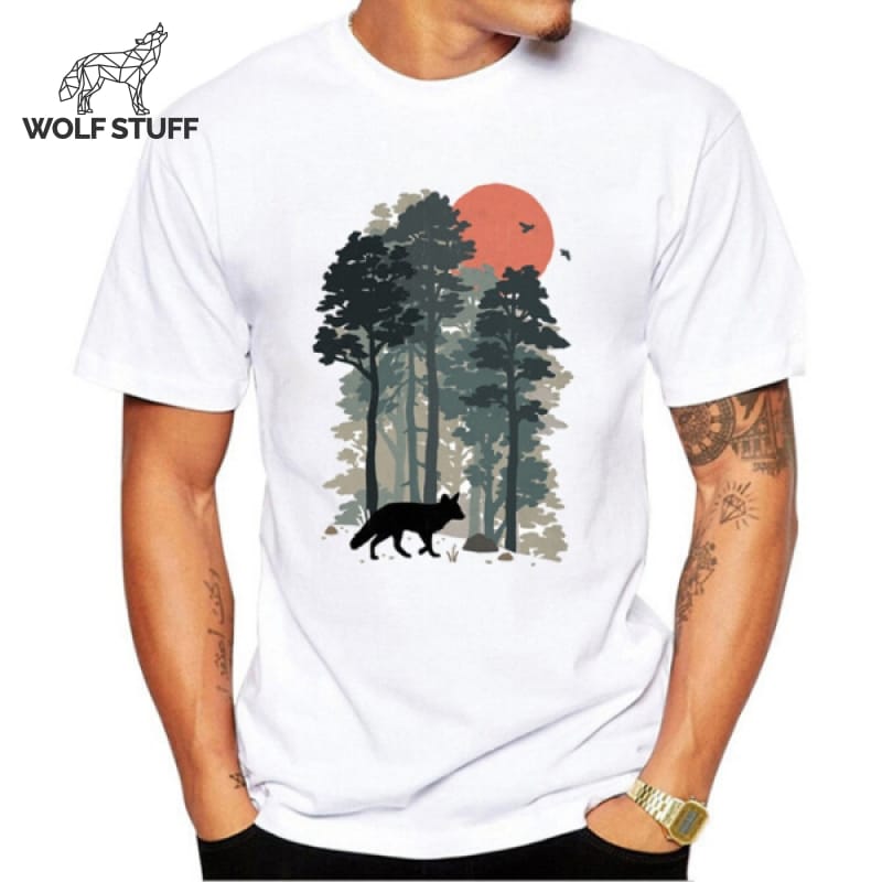 Hipster Wolf T-shirt