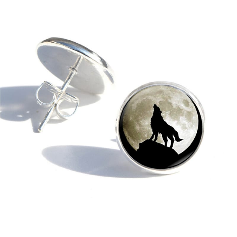 Howling Wolf Earrings