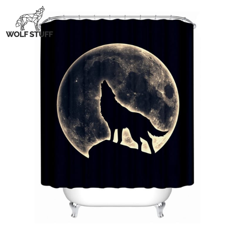 Howling Wolf Shower Curtain