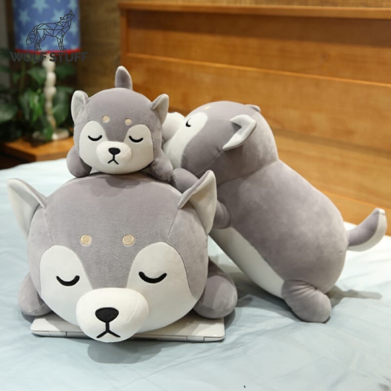 Kawaii wolf plush