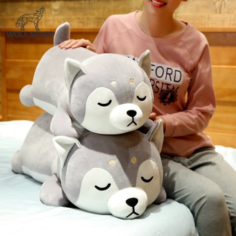 Kawaii wolf plush