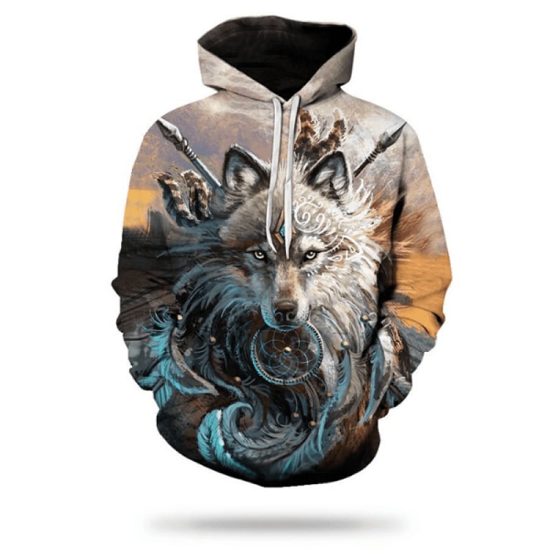 Kids Wolf Hoodie