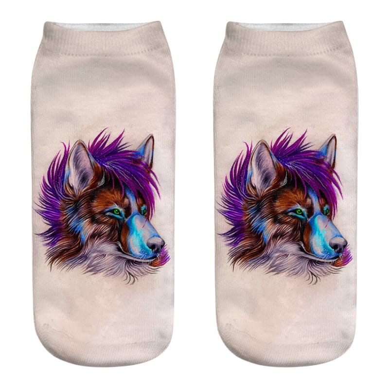 Kids wolf socks