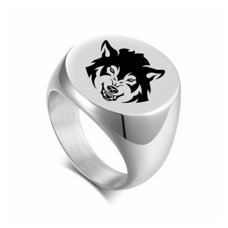 Large Wolf Ring