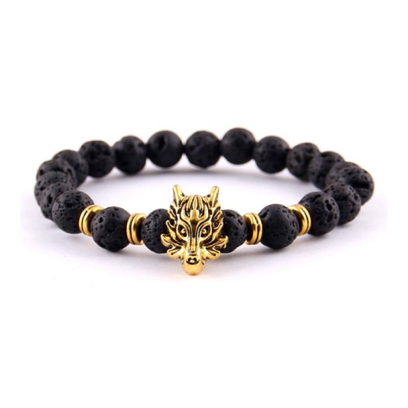 Lava Stone Bead Bracelet
