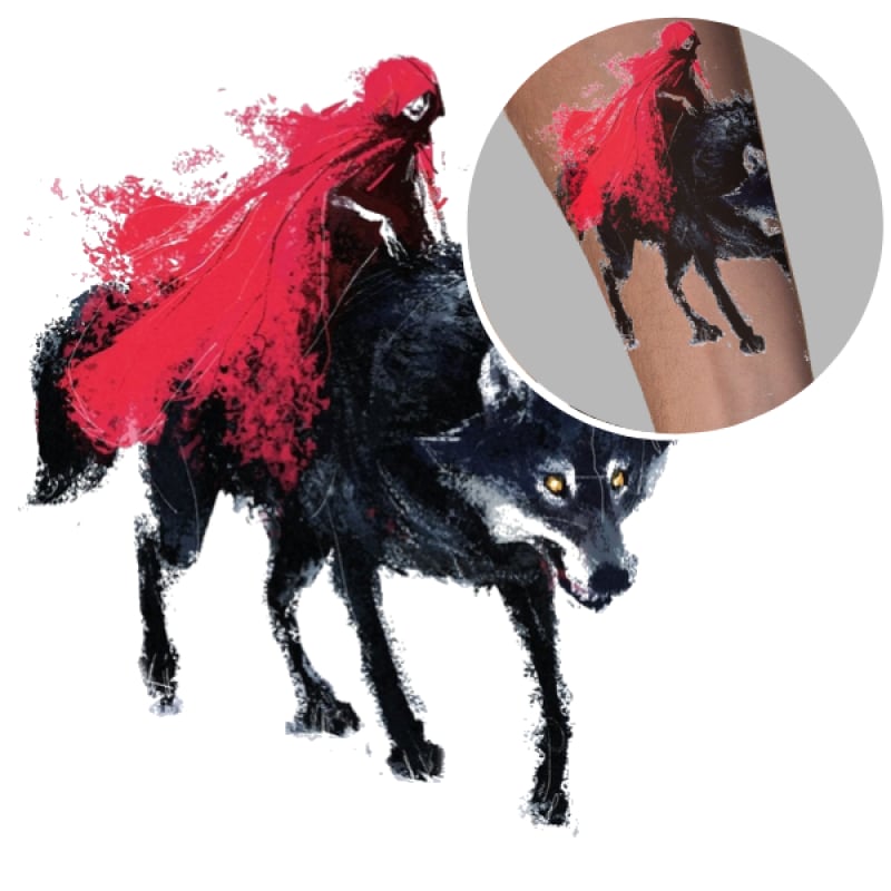 Little red ridding hood tattoo