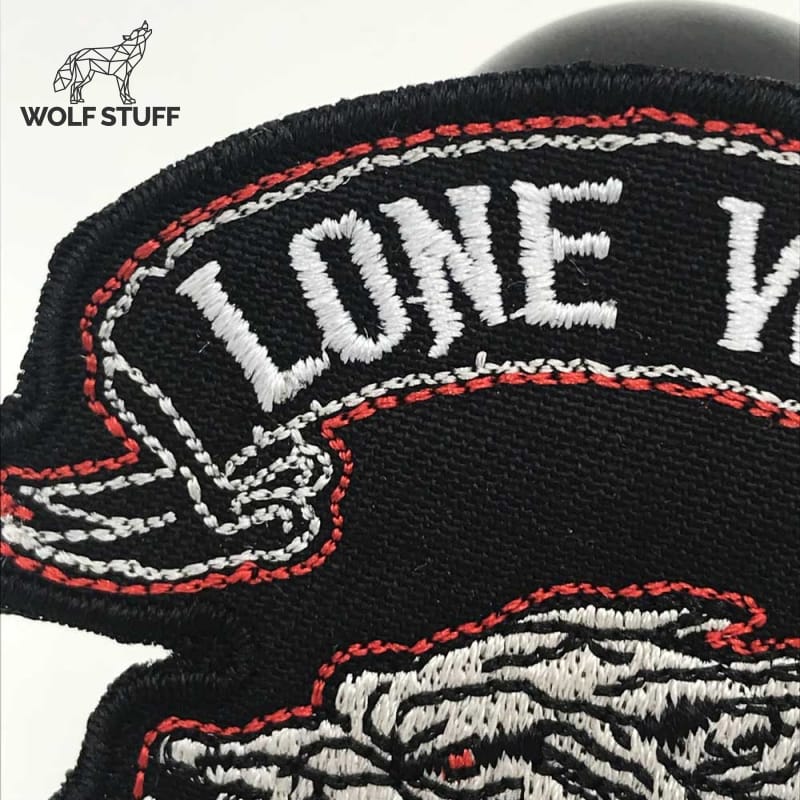 Lone wolf no club patch