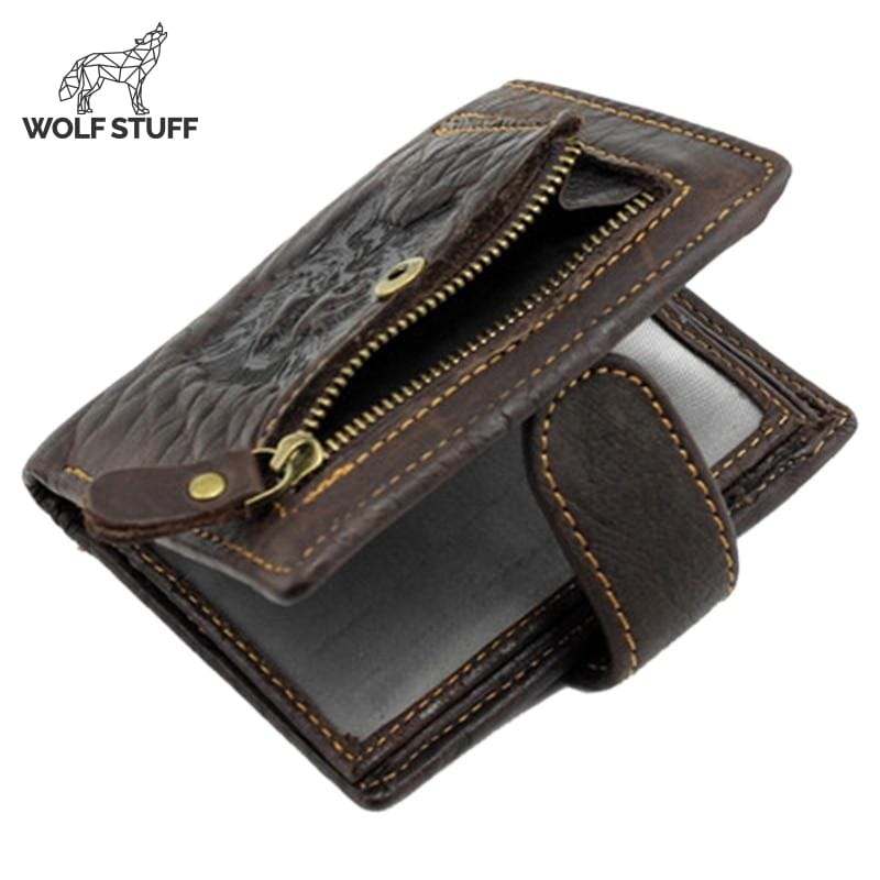 Mens wolf wallet
