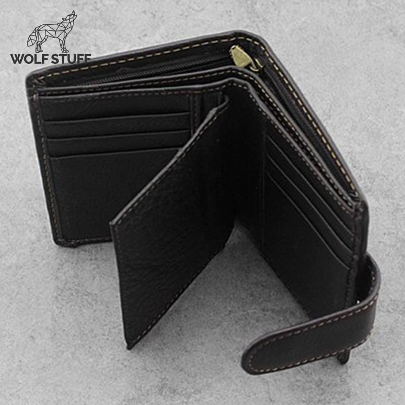 Mens wolf wallet