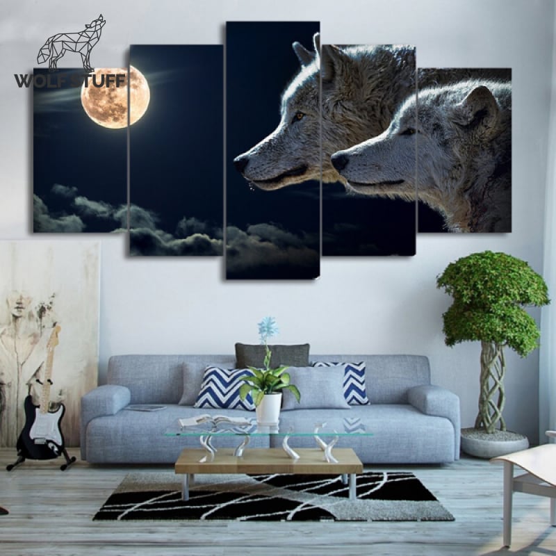 Moon Canvas Wall Art