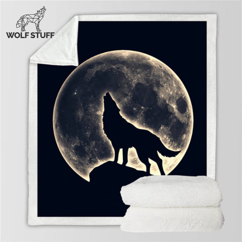Moon Fleece Blanket