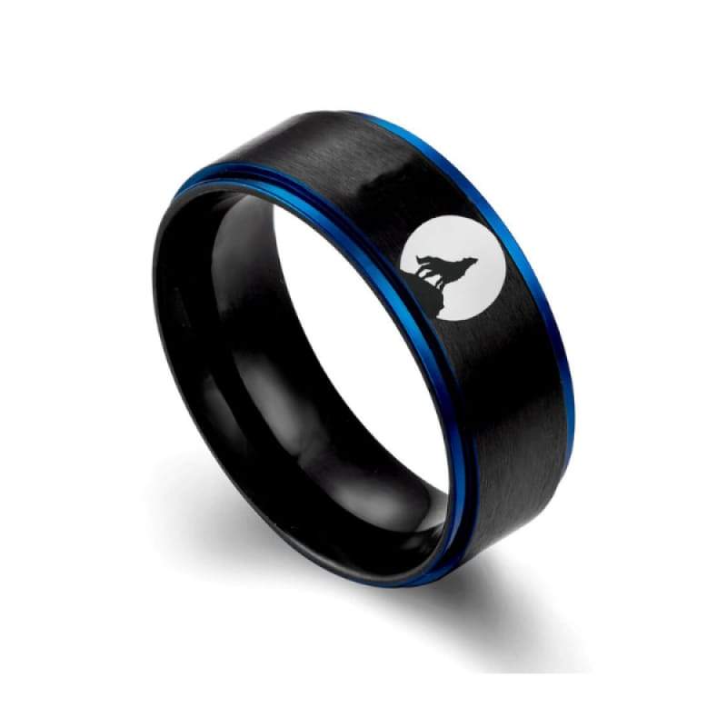 Moon Wolf Ring
