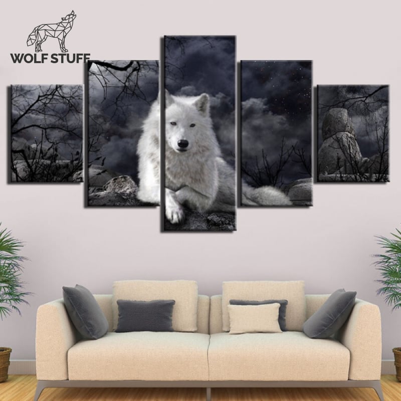 Multi panel canvas wall art