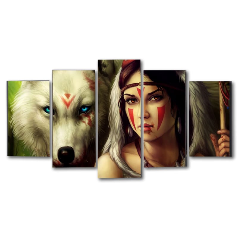 Native American Canvas Wall Art