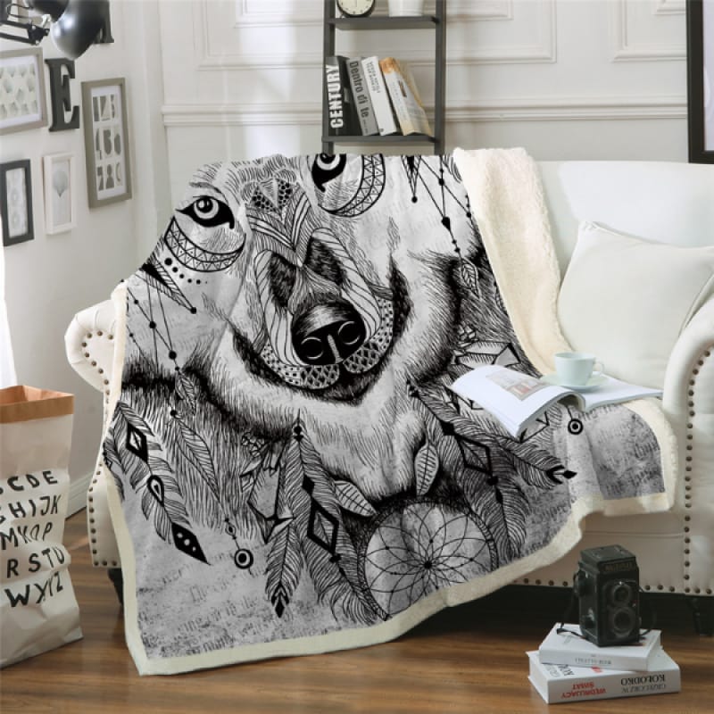 Native American Fleece Blankets