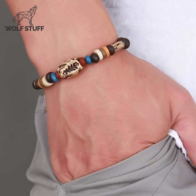 Native American Wolf Bracelet
