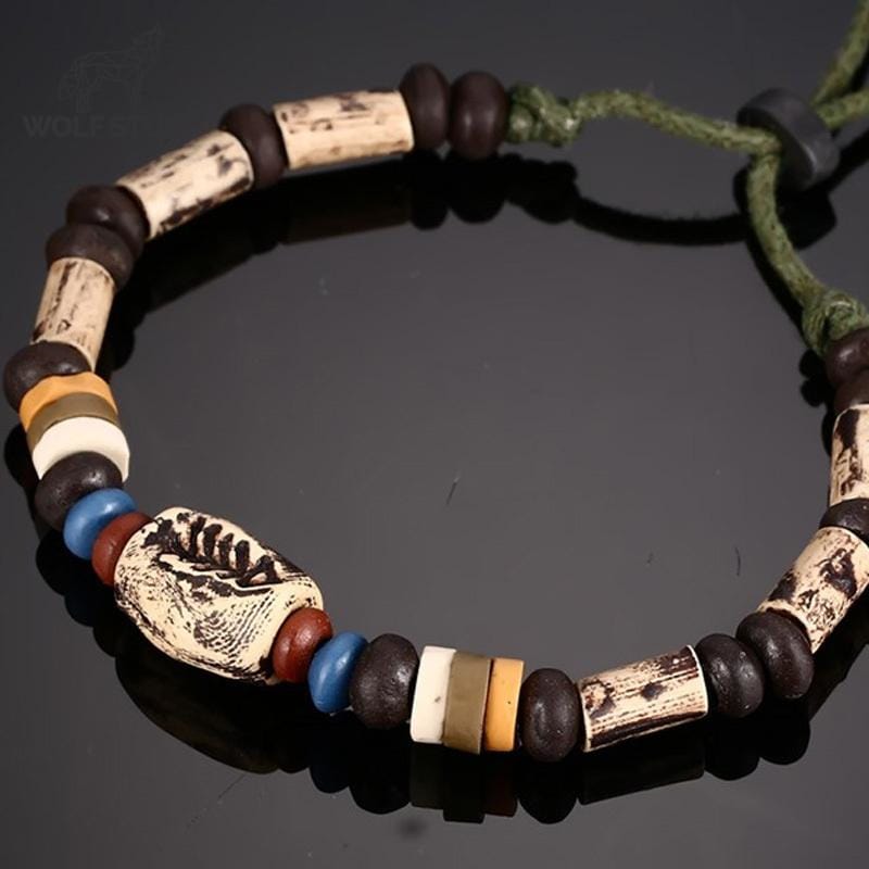 Native American Wolf Bracelet
