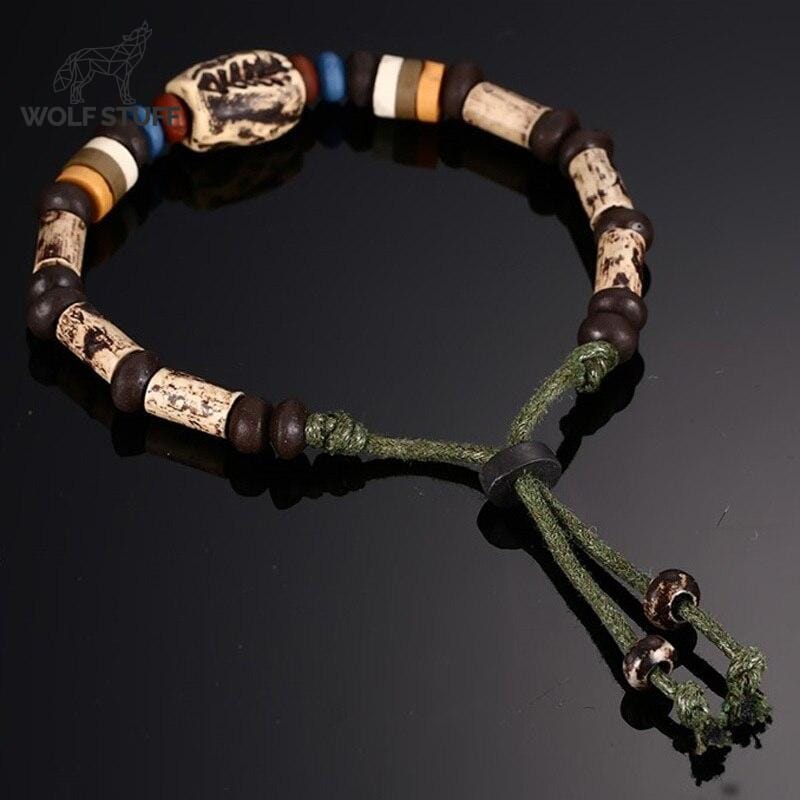 Native American Wolf Bracelet