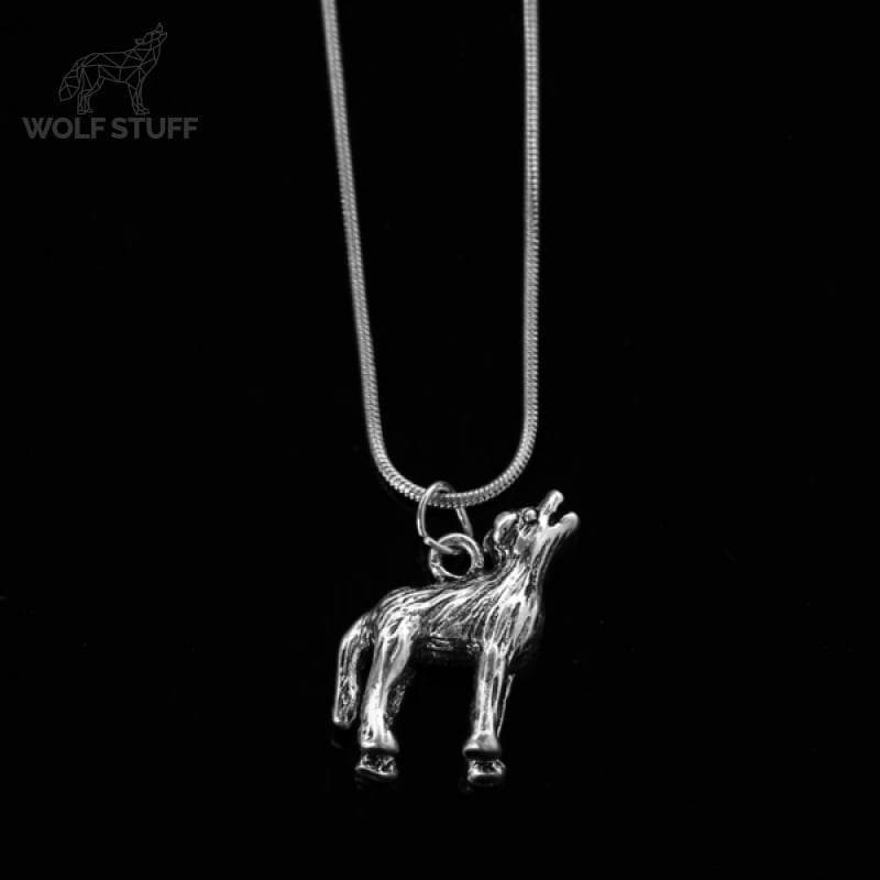 Native American Wolf Necklace