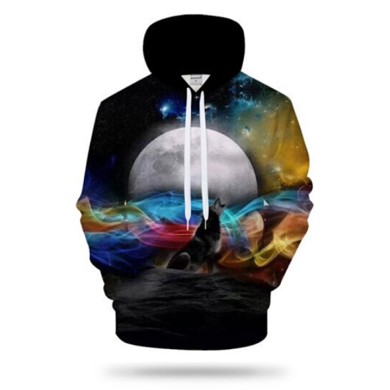Nebula Wolf Hoodie