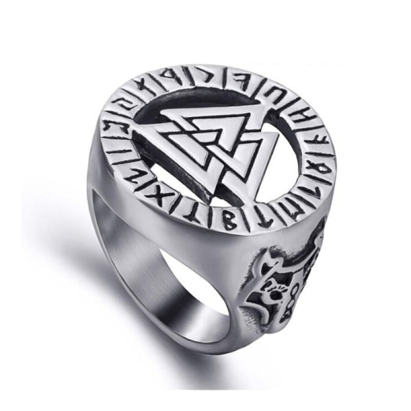 Nordic Wolf Ring