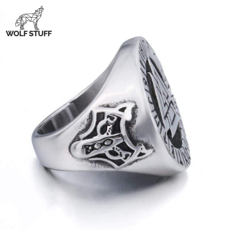 Nordic Wolf Ring