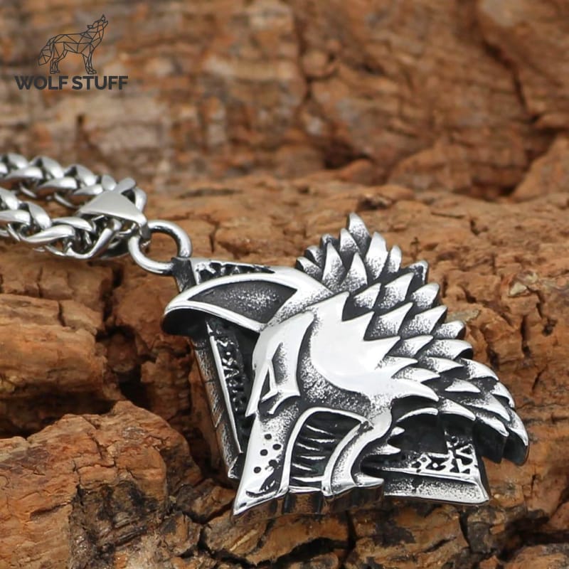 Pewter Wolf Necklace