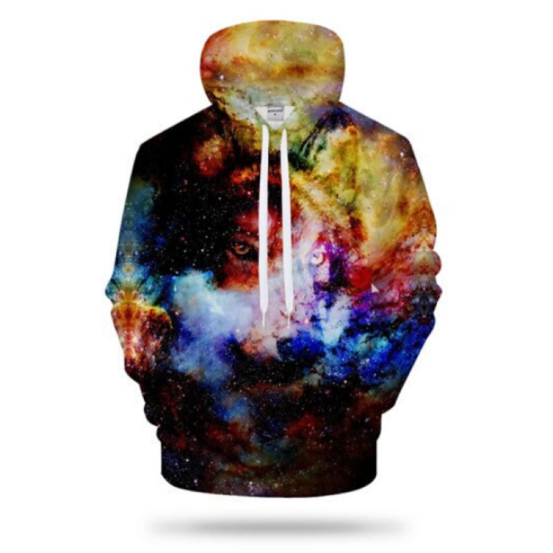 Rainbow Wolf Hoodie