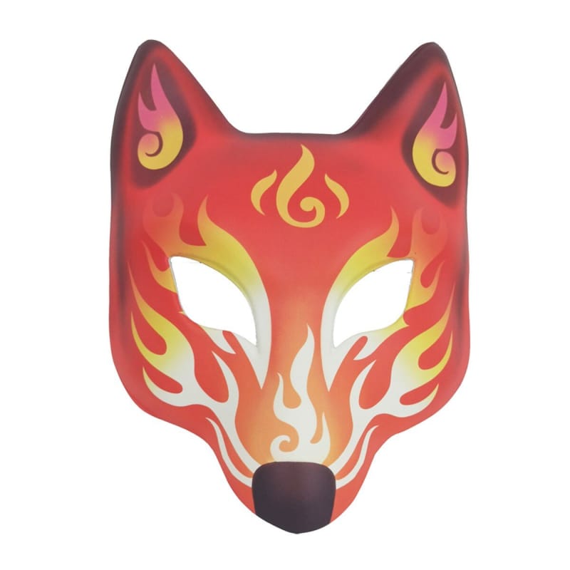 Red Wolf Mask