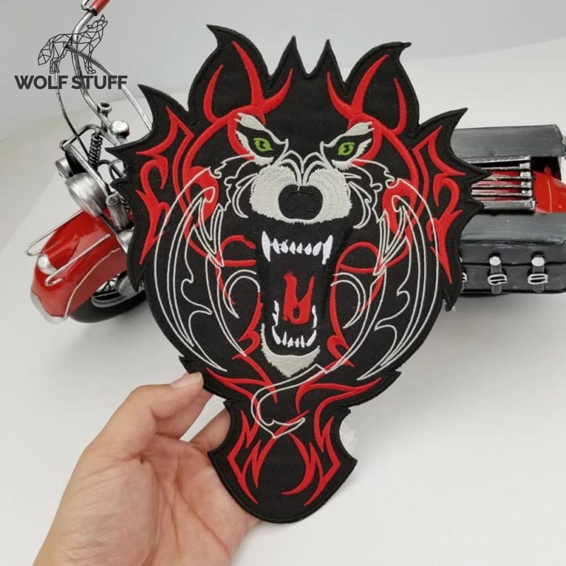Red wolf patch