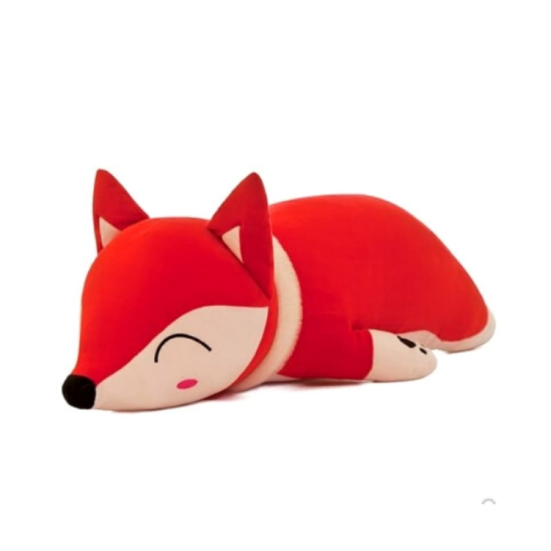 Red wolf plush