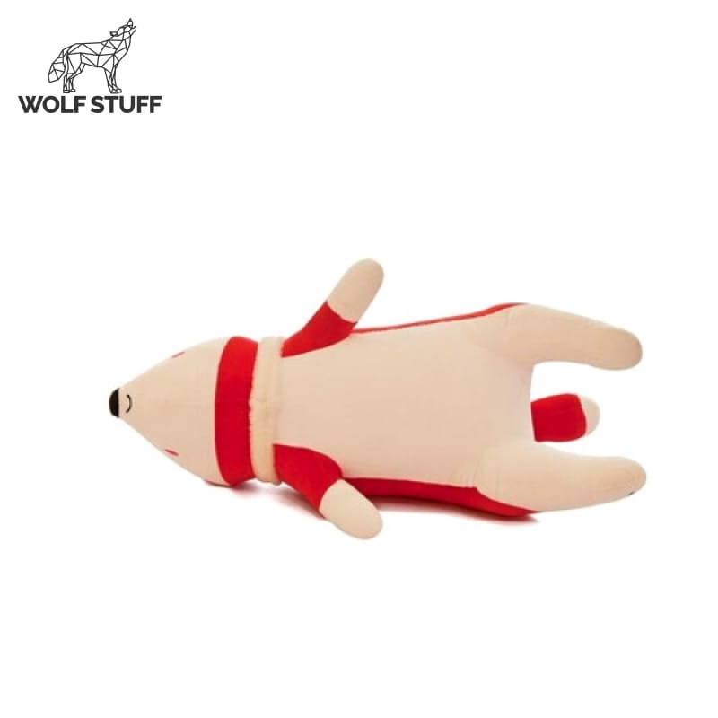 Red wolf plush