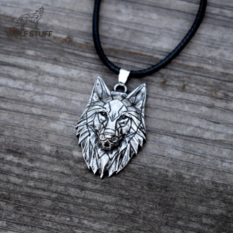 Silver Wolf Necklace