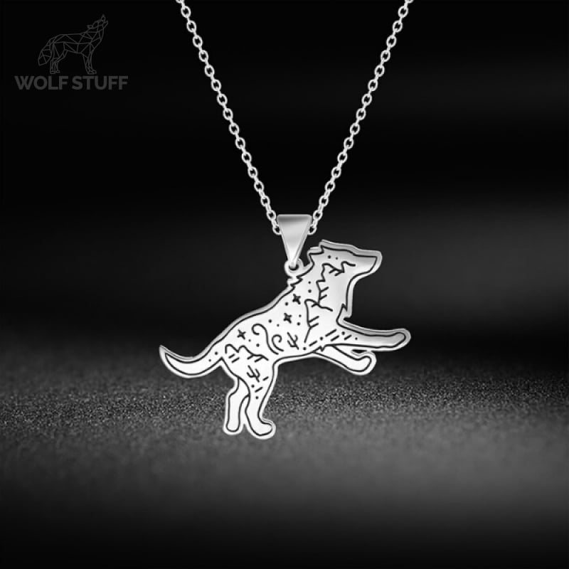 Silver Wolf Pendant