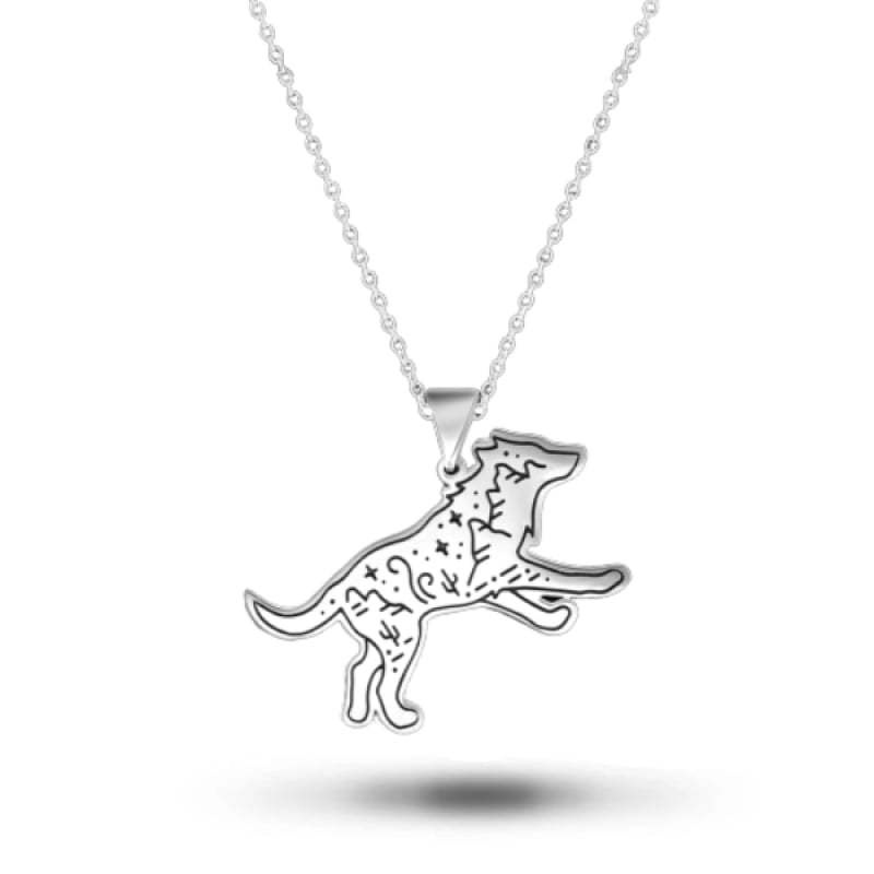 Silver Wolf Pendant
