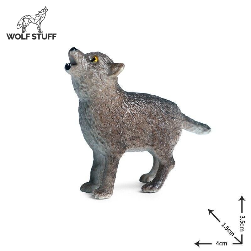 Small Plastic Wolf Toys