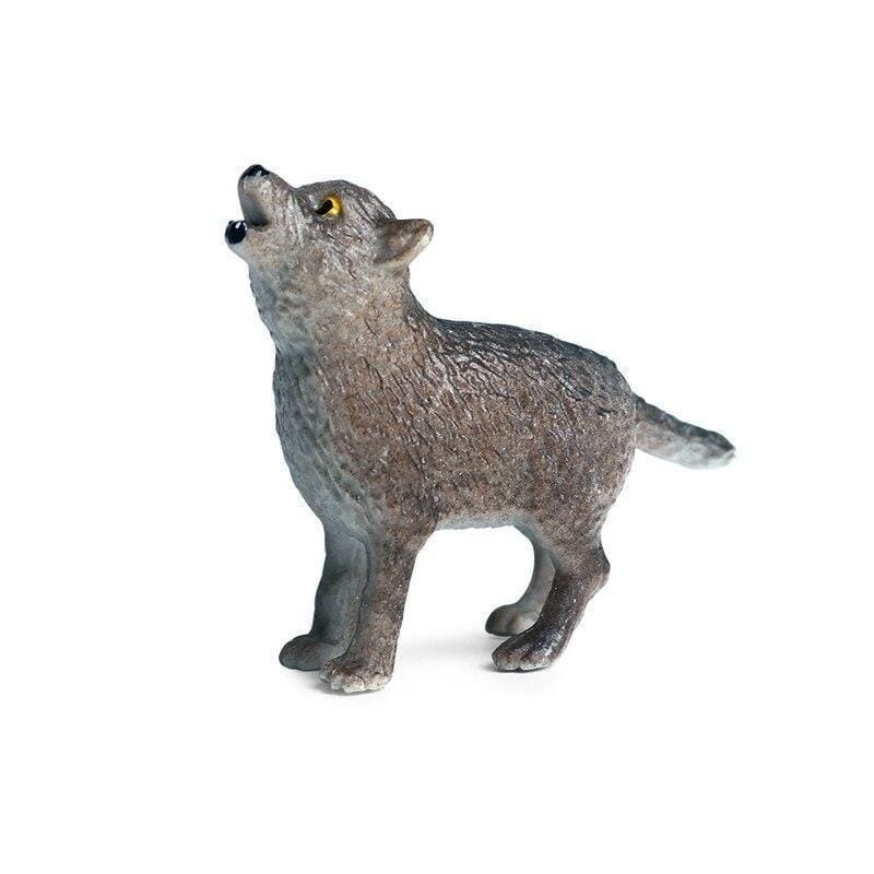 Small plastic store wolf toys