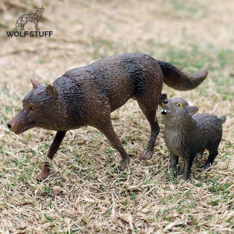 Small Plastic Wolf Toys